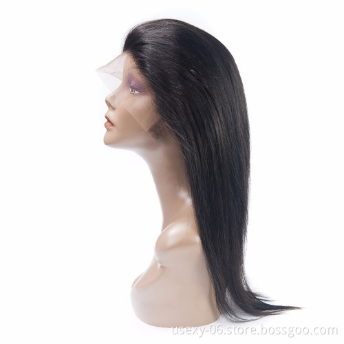 The New Products 100% Virgin Straight Hair Weave Silky Base 360 Lace Frontal Closure